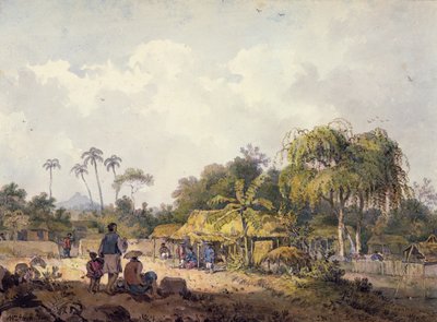 Ansicht in der Nähe der Turon-Bucht, Cochin-China von William Alexander